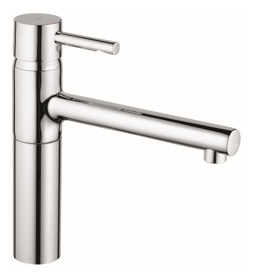 Grohe Essence 1 gats keukenkraan met draaibare uitloop chroom